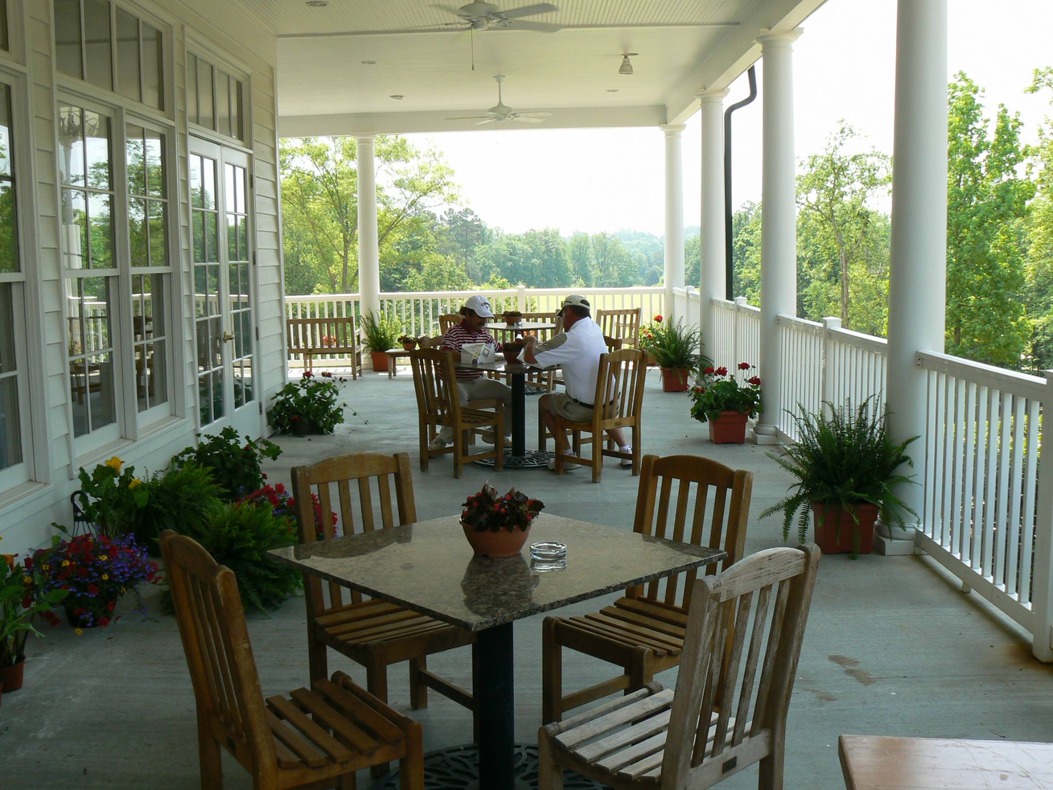 view of patio seating
